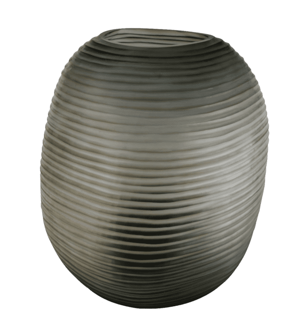 GUAXS - VASE PATARA ROUND SMOKEGREY